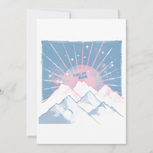 Trans Joy Rising – LGBTQ Mountain Camping Pride Invitation
