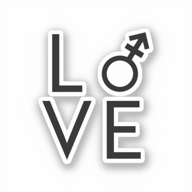 Trans Love Sticker (Front)