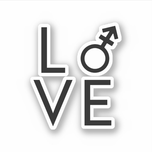Trans Love Sticker (Front)