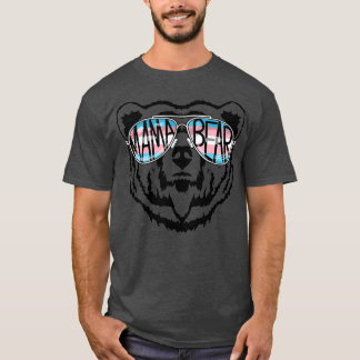 Trans Mama Bear Proud Mom Ally Transgender Pride T-Shirt