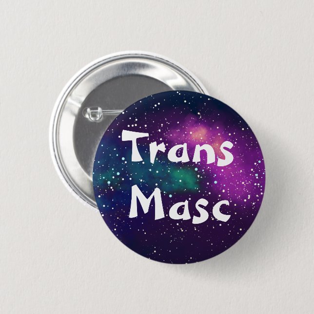 Trans Masc Customizable Galaxy Identity Button (Front & Back)