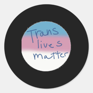 Trans Masc Pin Transgender Lives Pin Made By The Classic Round Sticker