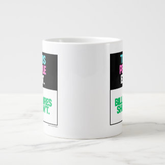 Trans people exist. Period. Giant Coffee Mug