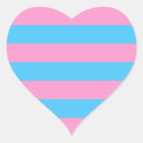 Trans Pride 1999 Historical Heart Sticker