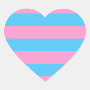 Trans Pride (1999 Historical) Heart Sticker
