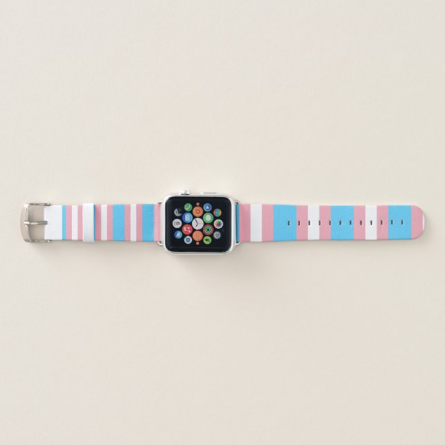 Trans Pride! Apple Watch Band (Front)