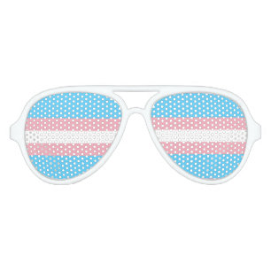 Trans Pride! Aviator Sunglasses