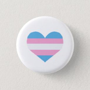 Trans Pride Badge Button
