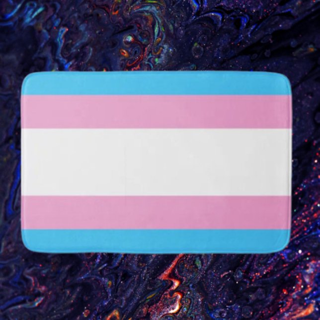 Trans Pride Bath Mat: Embrace Every Color Mat (Creator Uploaded)