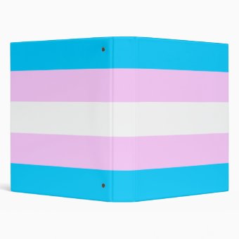 Trans Pride Binder Zazzle