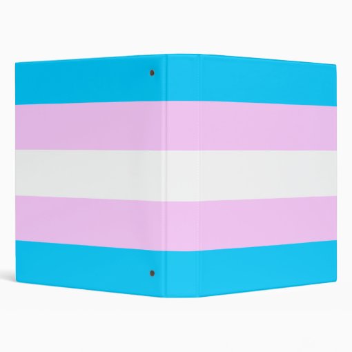 Trans pride binder Zazzle