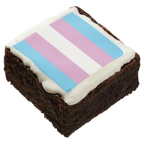 Trans Pride Brownie