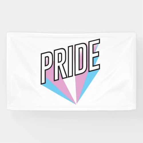 Trans Pride Burst Banner