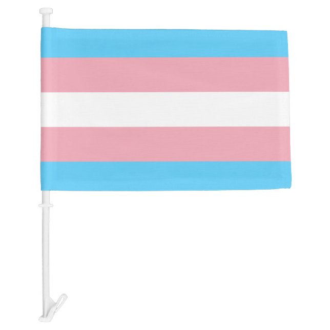 Trans Pride! Car Flag (Front)