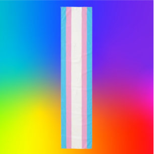 Trans Pride Chiffon Scarf: Graceful & Proud Scarf