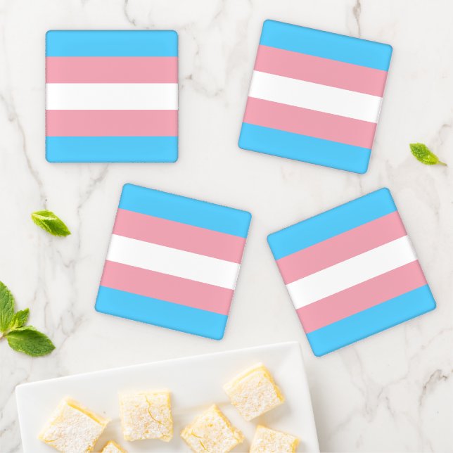 Trans Pride! Coaster Set (In Situ)