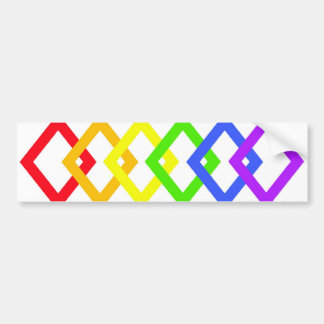 TRANS PRIDE DIAMONDS copy Bumper Sticker