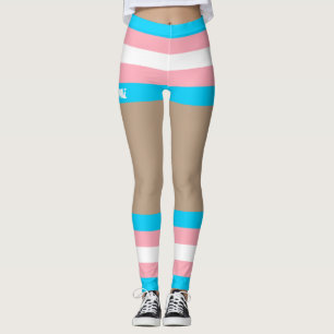 Trans Pride Faux Shorts & Legs Leggings