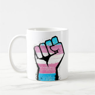Trans Pride Fist Coffee Mug