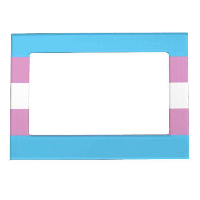Trans Pride Flag - (2) Magnetic Frame (Front)