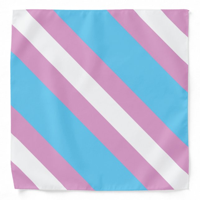 Trans Pride Flag Bandana (Front)