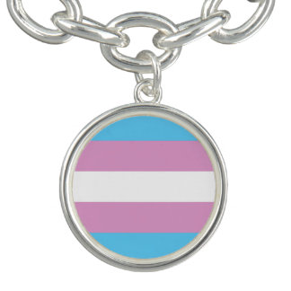 Trans Pride Flag Bracelet