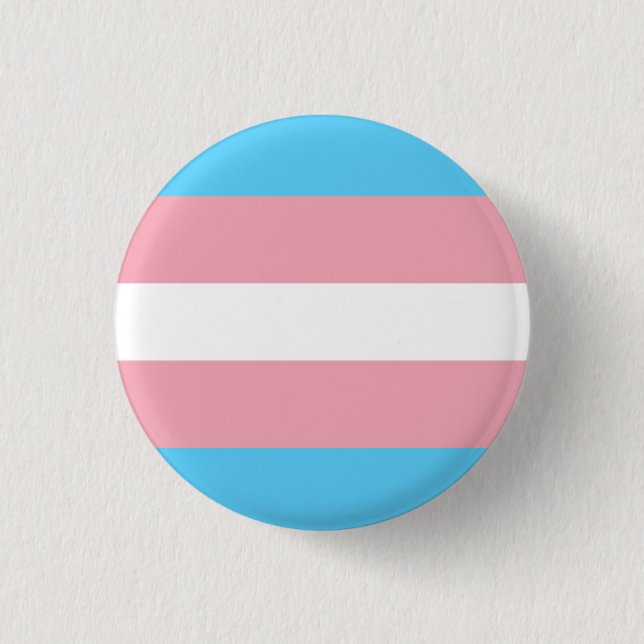 Trans Pride Flag Button (Front)