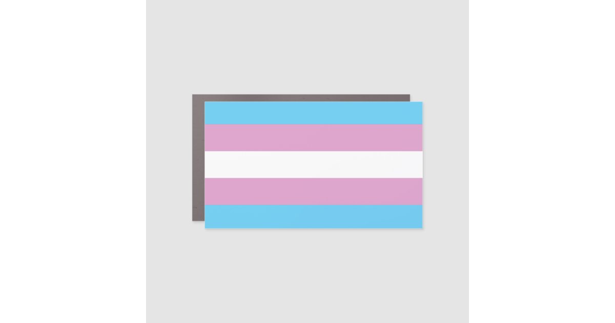 Trans Pride Flag Car Magnet | Zazzle