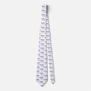 Trans Pride Flag Chai Neck Tie