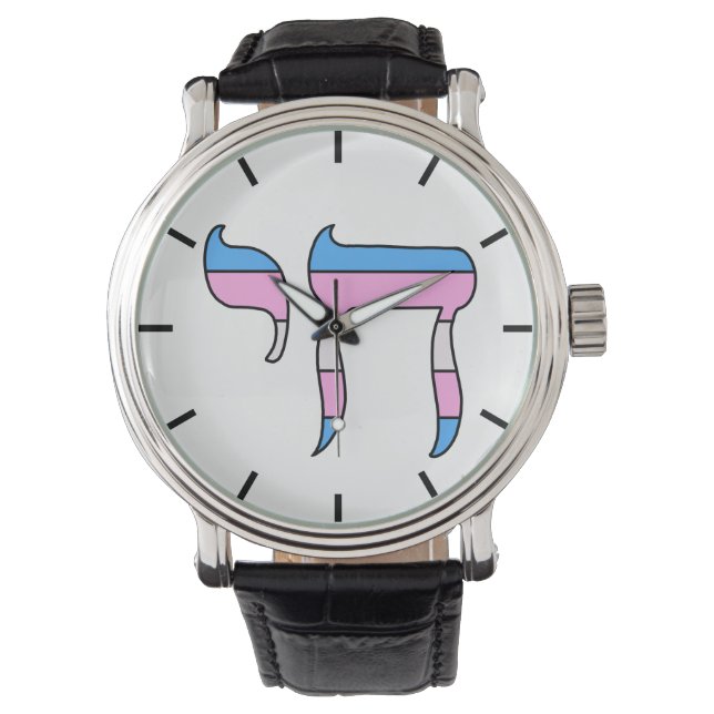 Trans Pride Flag Chai Watch (Front)