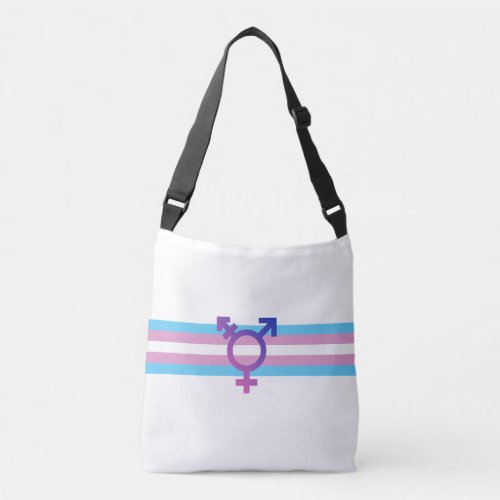 Trans Pride Flag Crossbody Bag