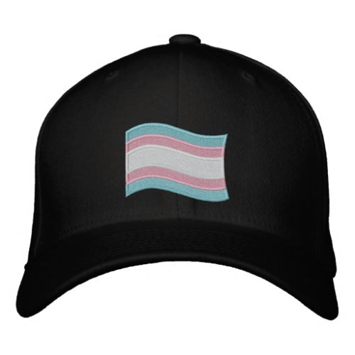 Trans Pride Flag Embroidered Baseball Cap