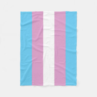 Trans Pride Flag Fleece Blanket