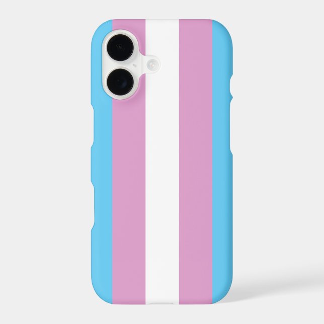 Trans Pride Flag Iphone Case (Back)