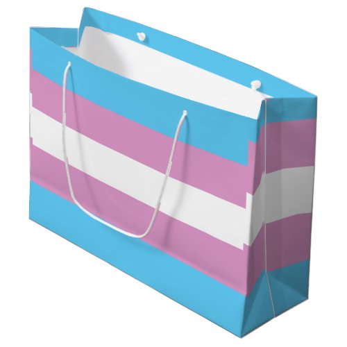 Trans Pride Flag Large Gift Bag