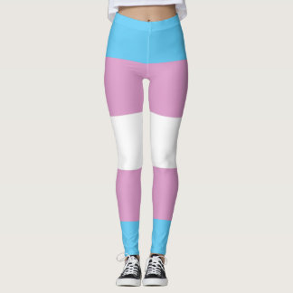 Trans Pride Flag Leggings