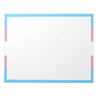 Trans Pride Flag Notepad