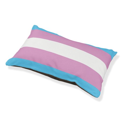 Trans Pride Flag Pet Bed