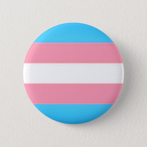 Trans Pride Flag Pin Button BluePinkWhite