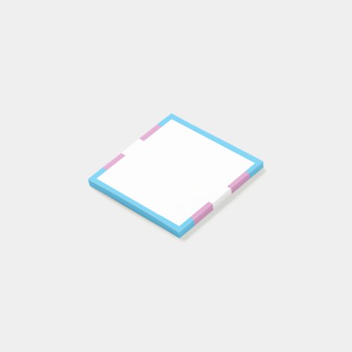 Trans Pride Flag Post_it Notes