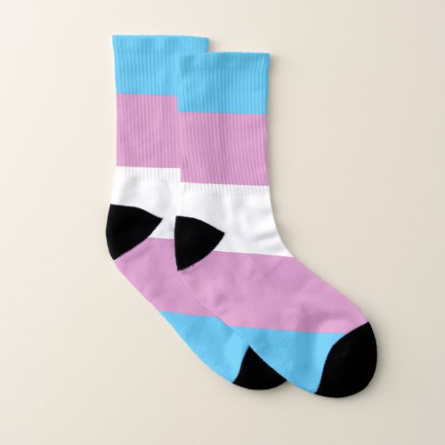 Trans Pride Flag Socks