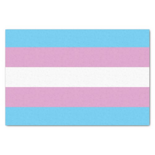 Trans Pride Flag Tissue Paper
