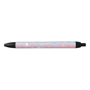 Trans Pride Flag Trippy Boho Groovy Wavy Stripes Pen