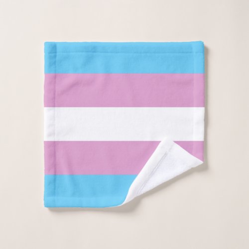 Trans Pride Flag Wash Cloth