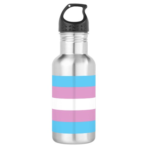 Trans Pride Flag Water Bottle