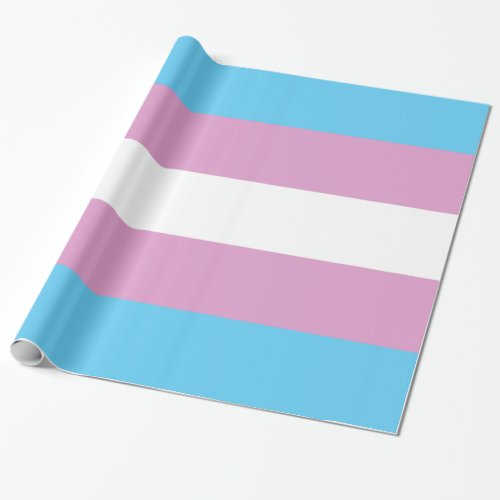 Trans Pride Flag Wrapping Paper
