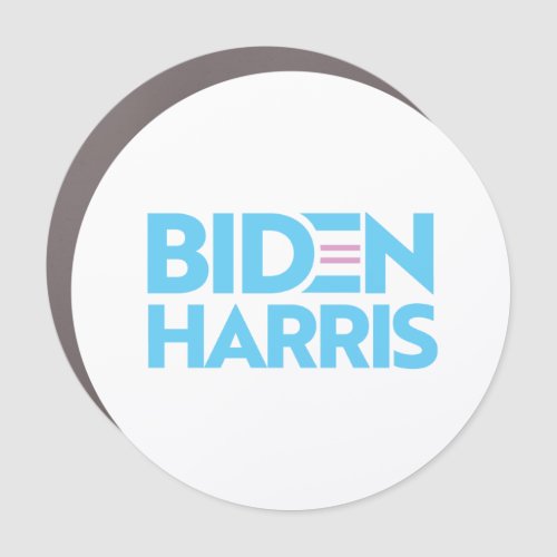 Trans Pride for Biden Harris Car Magnet