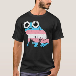 Trans Pride Frog Transgender T-Shirt