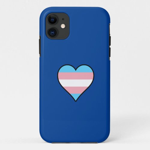 Trans Pride Heart iPhone 11 Case