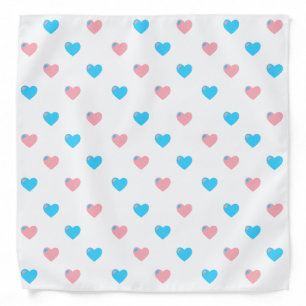 Trans Pride Hearts Bandana